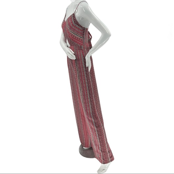 Hommage Printed Cut Out Chest Back Jumpsuit Size M - Picture 5 of 12